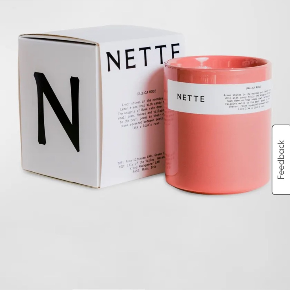 Nette Gallica Rose Candle